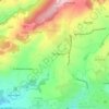 Mappa topografica La Neylière, altitudine, rilievo