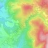 Mappa topografica Le Fayol, altitudine, rilievo