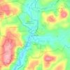 Mappa topografica North Lyme, altitudine, rilievo