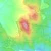Mappa topografica Mount Bulga, altitudine, rilievo