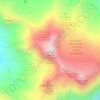 Mappa topografica Monte Nevoso - Schneebiger Nock, altitudine, rilievo