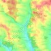 Mappa topografica Berghaselbach, altitudine, rilievo