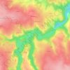 Mappa topografica La Ronceraie, altitudine, rilievo