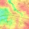 Mappa topografica Toull al Lann, altitudine, rilievo