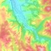 Mappa topografica Sambuca, altitudine, rilievo