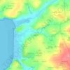 Mappa topografica Kerveo Beuz, altitudine, rilievo