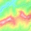 Mappa topografica Vila Cova do Covelo, altitudine, rilievo