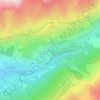 Mappa topografica Pré Clos, altitudine, rilievo