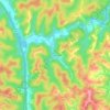 Mappa topografica Plum Orchard, altitudine, rilievo