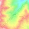 Mappa topografica Bomboca, altitudine, rilievo