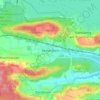 Mappa topografica Veitserlbach, altitudine, rilievo