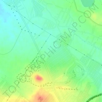 Mappa topografica Montes de Oca, altitudine, rilievo