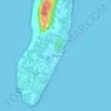 Mappa topografica Old Sam, altitudine, rilievo