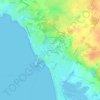 Mappa topografica Le Pinker, altitudine, rilievo