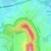 Mappa topografica Red Hill, altitudine, rilievo