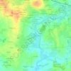 Mappa topografica La Lande d'Aviette, altitudine, rilievo