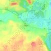 Mappa topografica Flieth, altitudine, rilievo