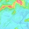 Mappa topografica Canca, altitudine, rilievo