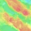 Mappa topografica Зелёный Холм, altitudine, rilievo