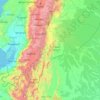 Mappa topografica Morona Santiago, altitudine, rilievo