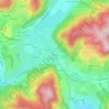 Mappa topografica La Sarra, altitudine, rilievo