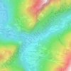 Mappa topografica La Chaletaz, altitudine, rilievo