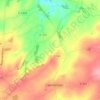 Mappa topografica La Fillastrerie, altitudine, rilievo