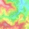 Mappa topografica Castiglionchio, altitudine, rilievo