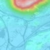 Mappa topografica Morétel, altitudine, rilievo