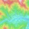 Mappa topografica Molartissier, altitudine, rilievo