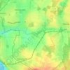 Mappa topografica Domhorst, altitudine, rilievo