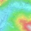 Mappa topografica Uschione, altitudine, rilievo