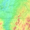 Mappa topografica Brome-Missisquoi, altitudine, rilievo