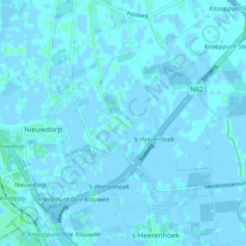 Mappa topografica Knaphof, altitudine, rilievo