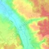 Mappa topografica Rot, altitudine, rilievo