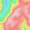 Mappa topografica Leabaidh an Daimh Bhuidhe, altitudine, rilievo