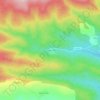 Mappa topografica Argañoso, altitudine, rilievo