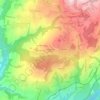Mappa topografica Passage de la Tour, altitudine, rilievo
