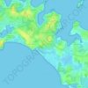 Mappa topografica Tumiac, altitudine, rilievo