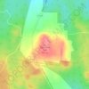 Mappa topografica Leonards Hill, altitudine, rilievo