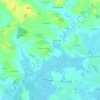 Mappa topografica Le Bas Langâtre, altitudine, rilievo