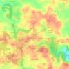 Mappa topografica Poulgroix, altitudine, rilievo