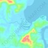 Mappa topografica Bagumbayan, altitudine, rilievo