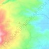 Mappa topografica Manga, altitudine, rilievo
