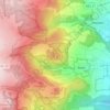 Mappa topografica Hillenberg, altitudine, rilievo