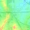 Mappa topografica Amendoeiras, altitudine, rilievo