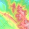 Mappa topografica Las Estepas, altitudine, rilievo