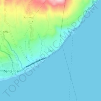 Mappa topografica Pasil, altitudine, rilievo