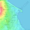 Mappa topografica Hartlepool, altitudine, rilievo