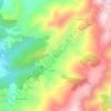 Mappa topografica Oneta, altitudine, rilievo